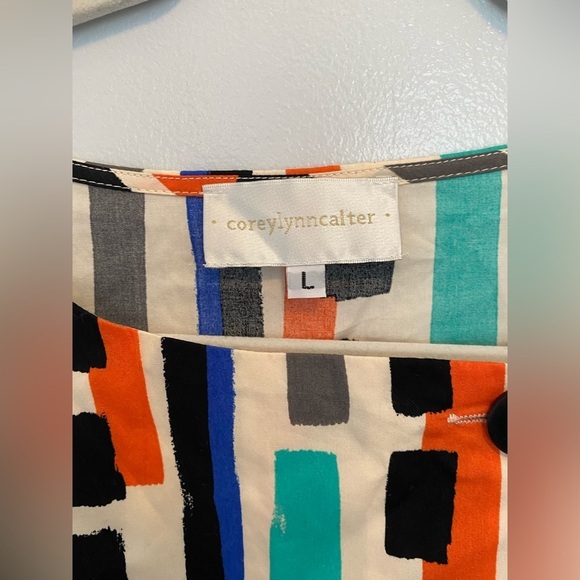 Corey Lynn Calter Multicolor Geometric Jumpsuit - Picture 6 of 7